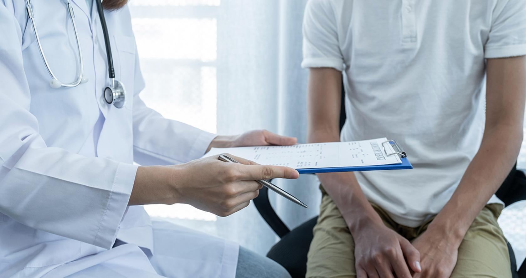 Paciente con doctora